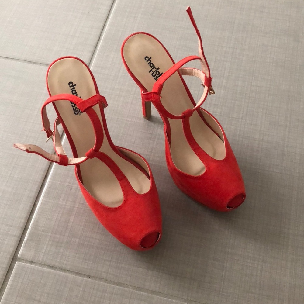 Charlotte Russe Red Pumps